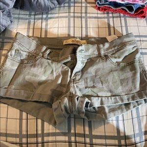 Camo Jean shorts